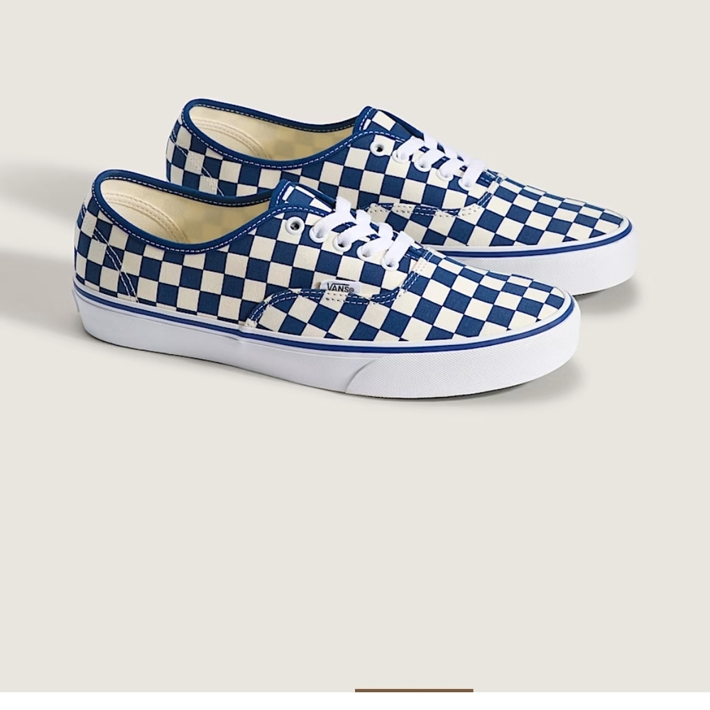 Vans Checkerboard Era Sneakers - Blue & White